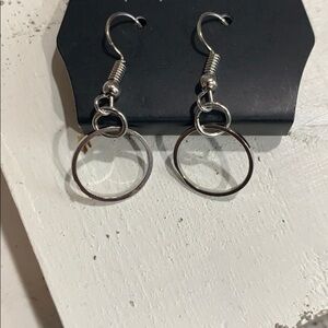 Circle Drop Earrings NWT